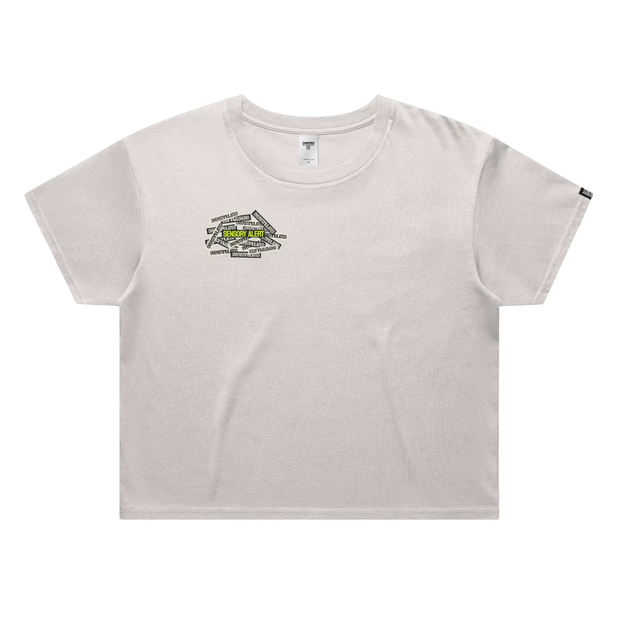 OVERSTIMULATED // Crop Tee // WG-Crop Tees-Uninspired
