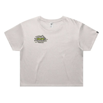 OVERSTIMULATED // Crop Tee // WG - Image 3