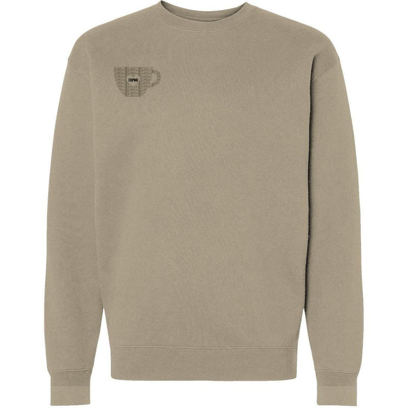 CAFFEINE & COPING // Crew // KK-Crewnecks-Uninspired