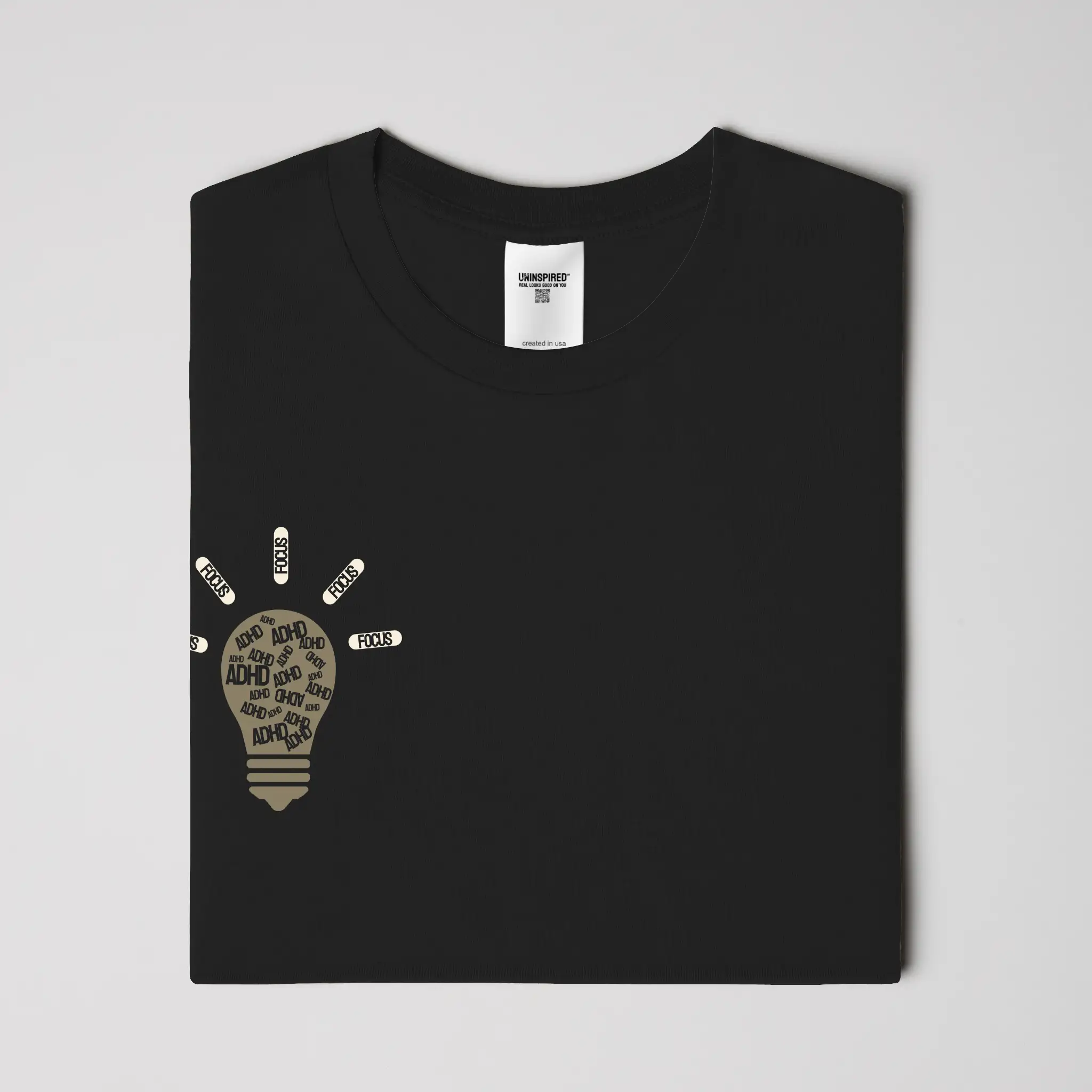 ADHD // Standard Tee // BK-T-Shirts-Uninspired