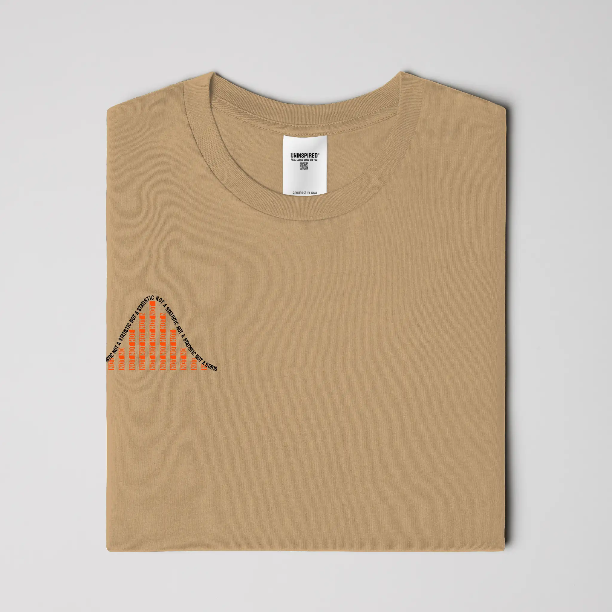 NOT A STATISTIC // Standard Tee // KO-T-Shirts-Uninspired