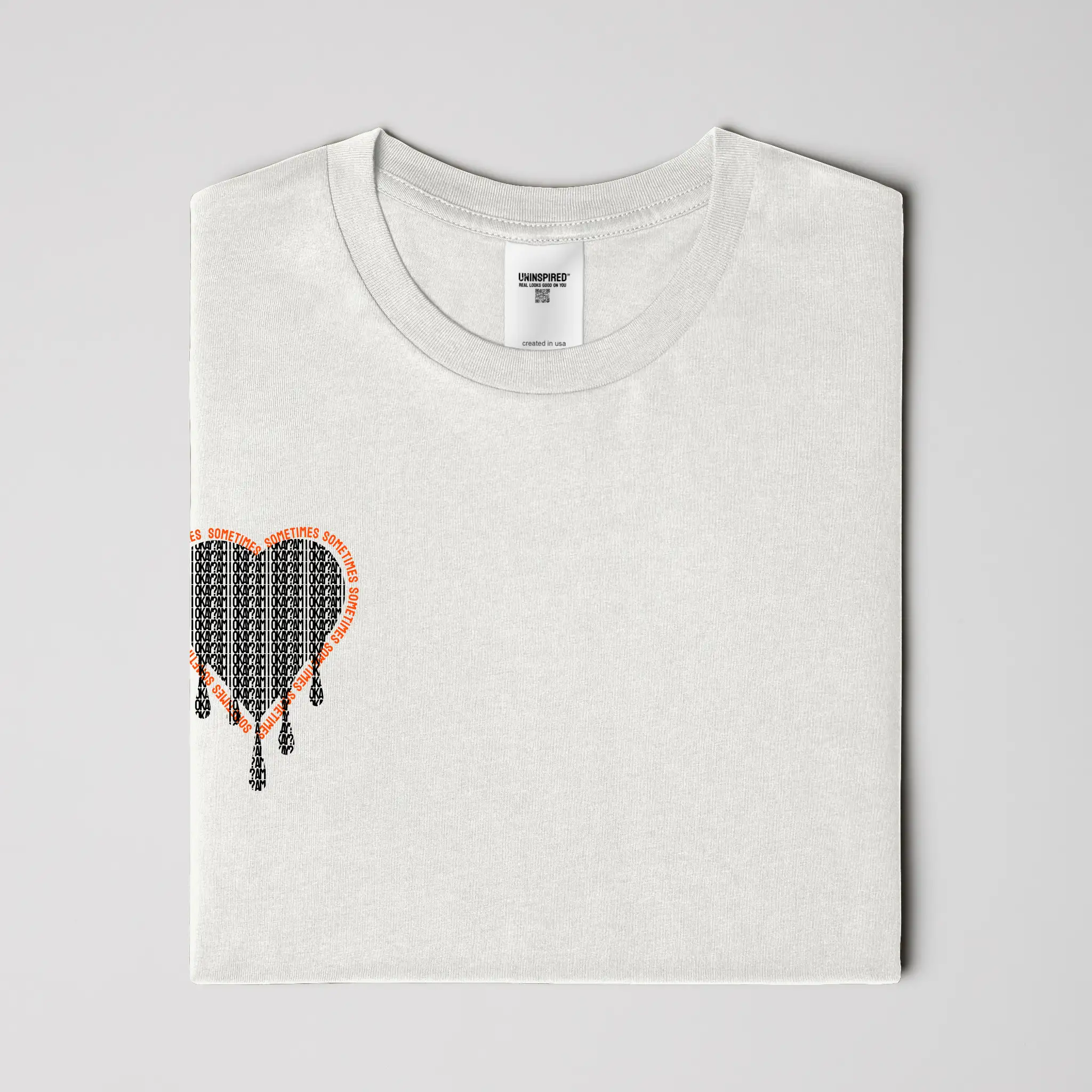 AM I OKAY? // Standard Tee // WC-T-Shirts-Uninspired