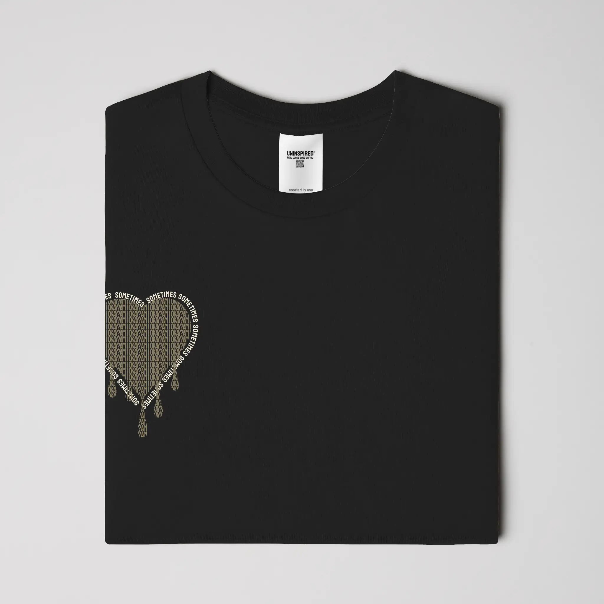 AM I OKAY? // Standard Tee // BK-T-Shirts-Uninspired