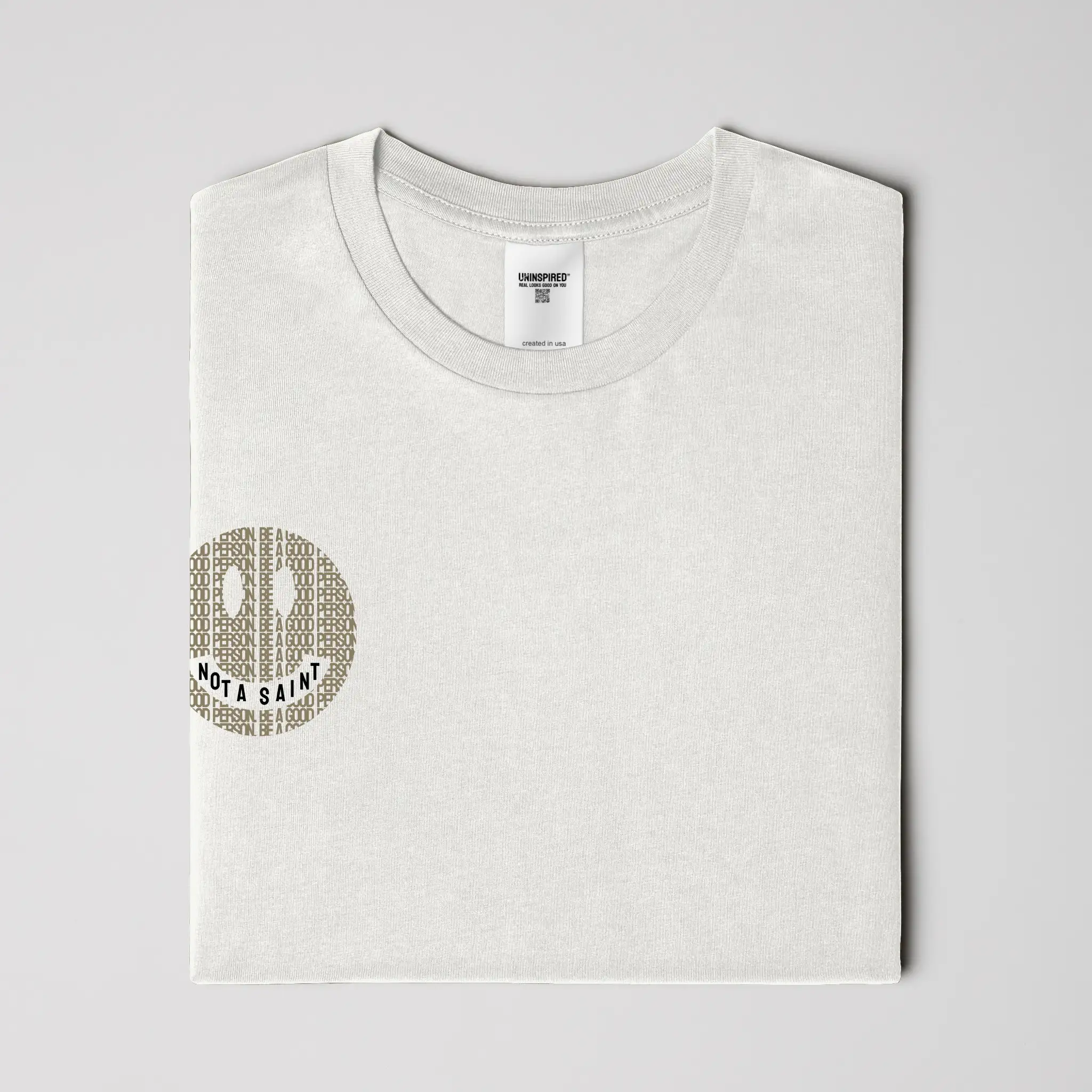 BE A GOOD PERSON // Standard Tee // WK-T-Shirts-Uninspired