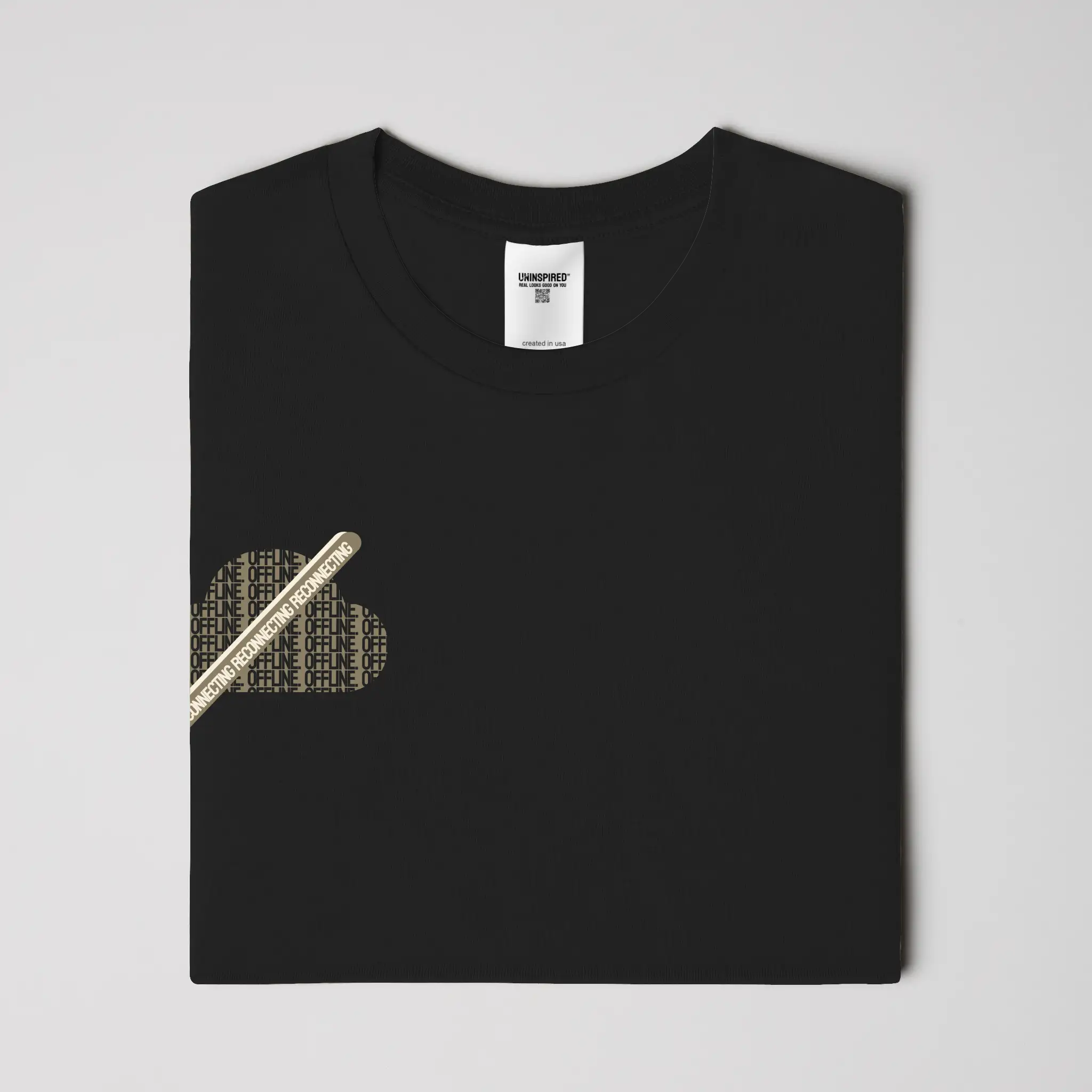 OFFLINE // Standard Tee // BK-T-Shirts-Uninspired