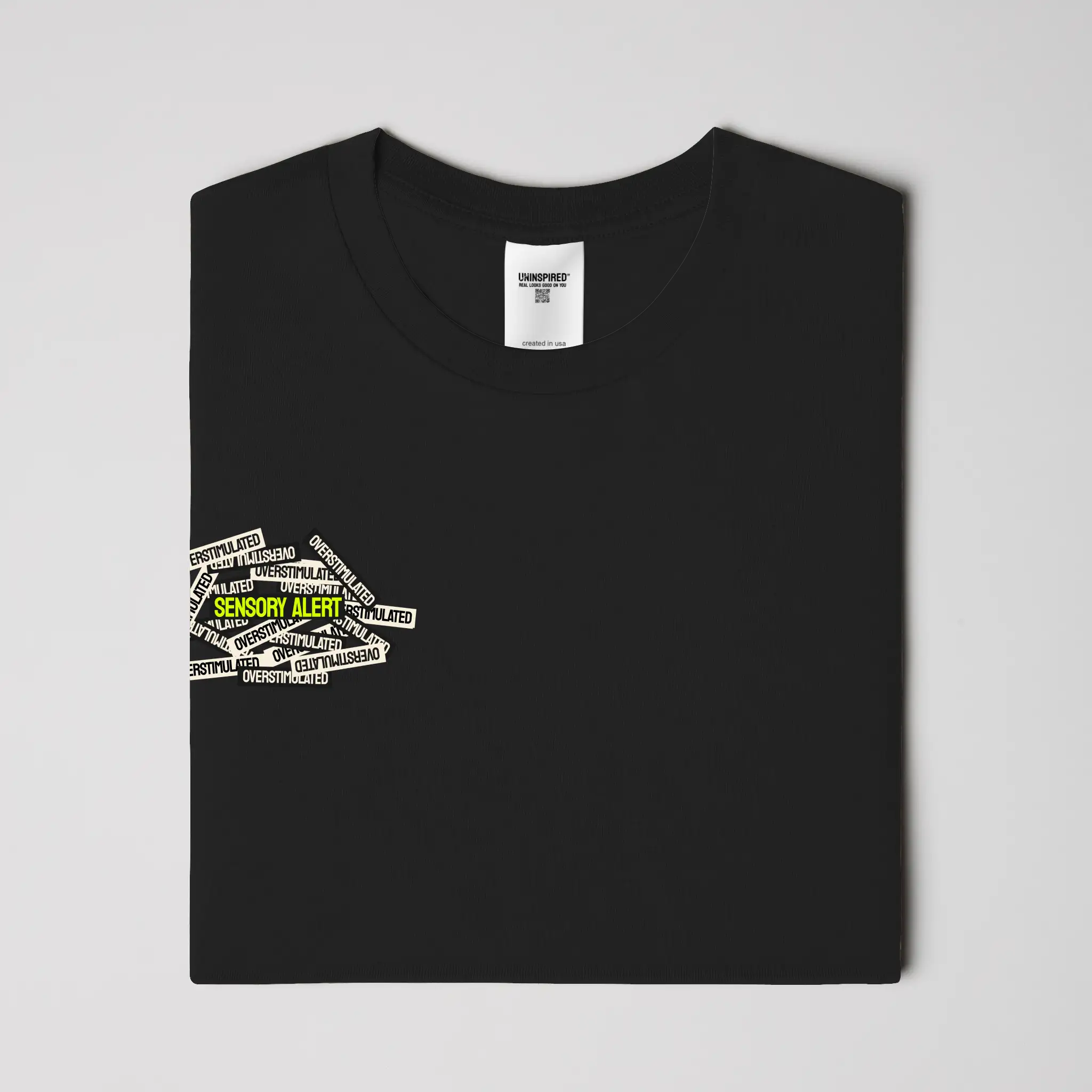 OVERSTIMULATED // Standard Tee // BG-T-Shirts-Uninspired