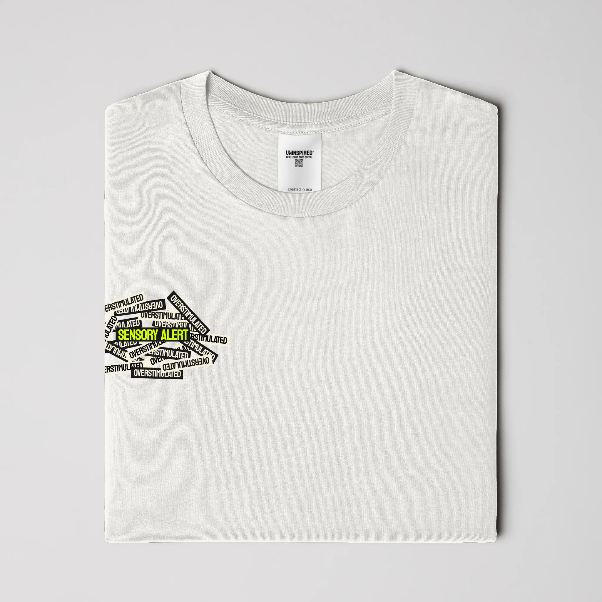 OVERSTIMULATED // Standard Tee // WG-T-Shirts-Uninspired