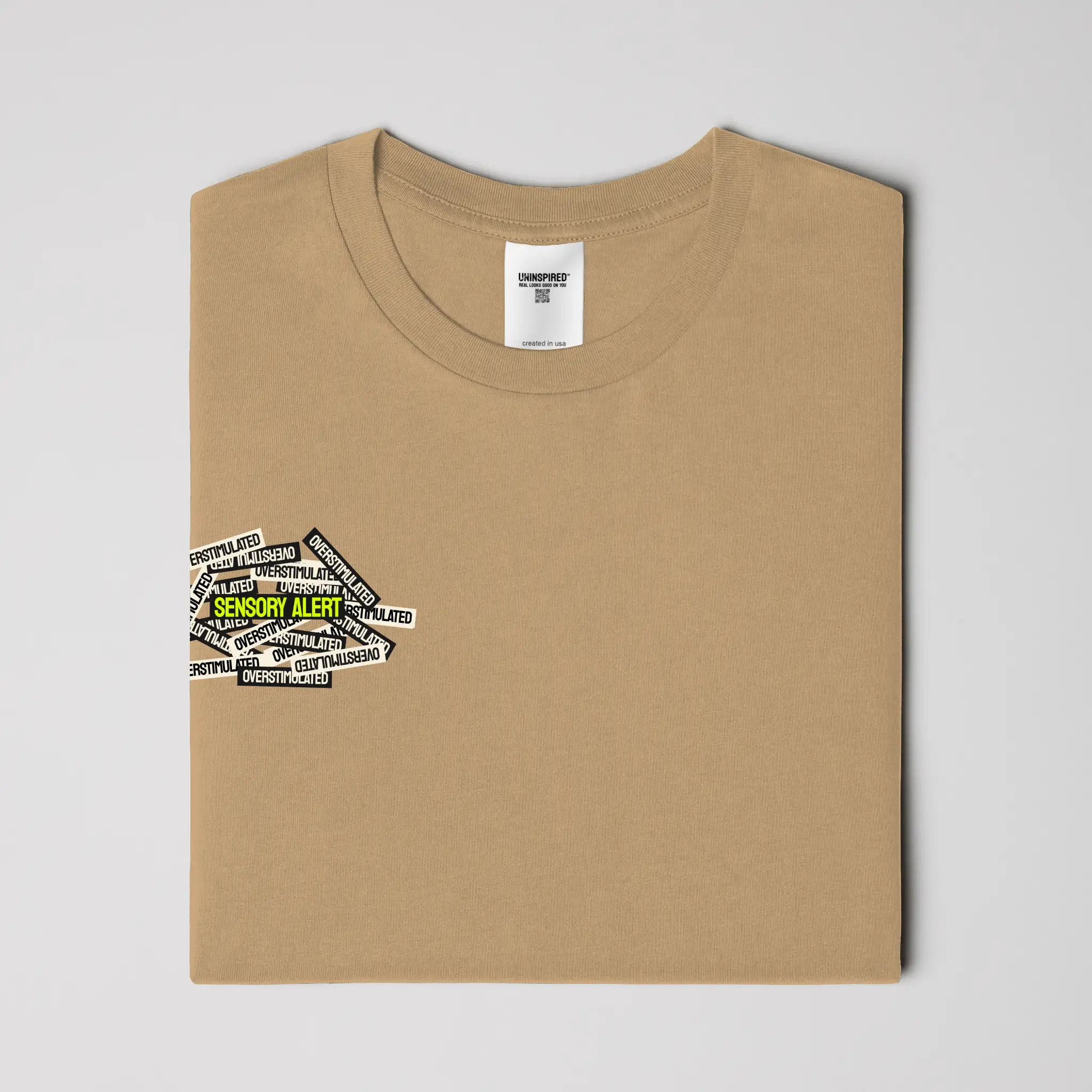 OVERSTIMULATED // Standard Tee // KG-T-Shirts-Uninspired