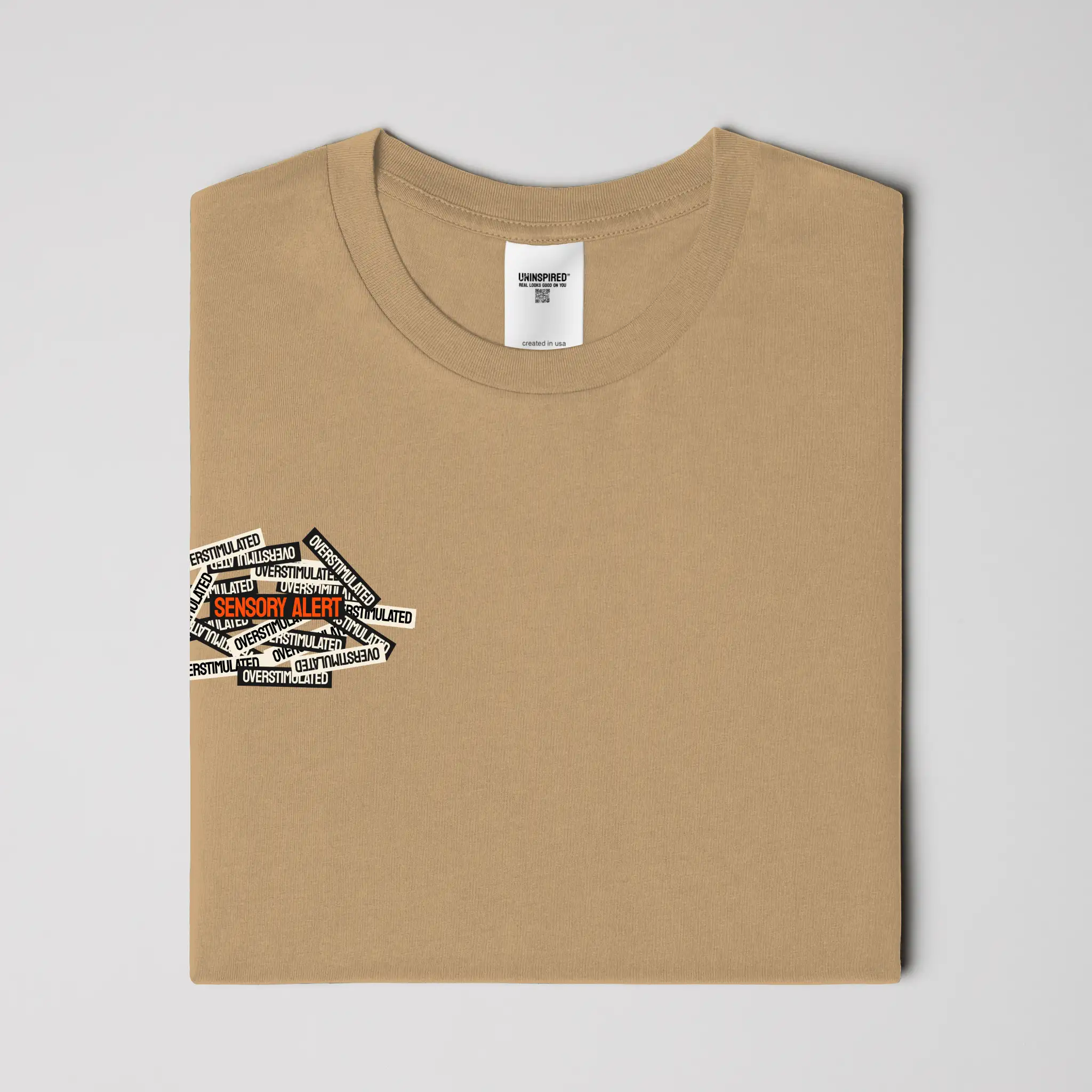 OVERSTIMULATED // Standard Tee // KC-T-Shirts-Uninspired