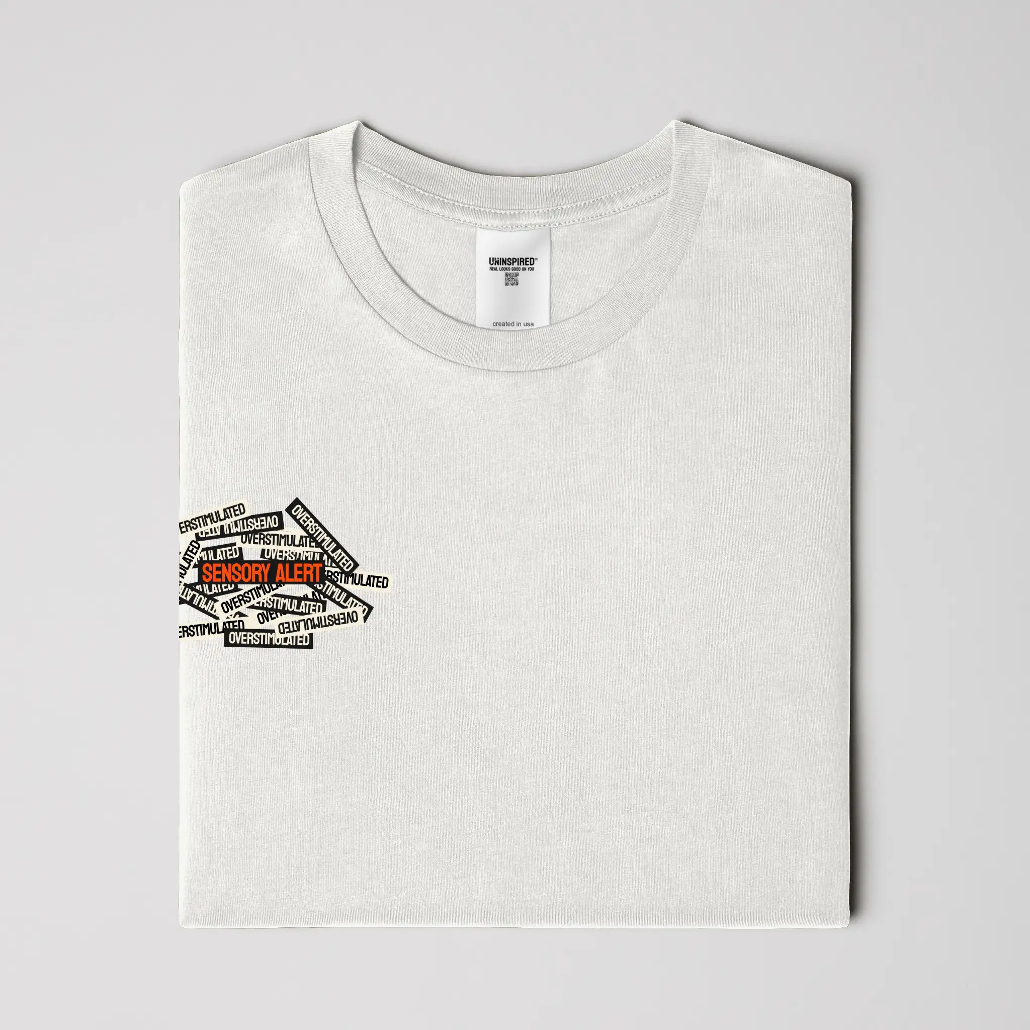 OVERSTIMULATED // Standard Tee // WC-T-Shirts-Uninspired