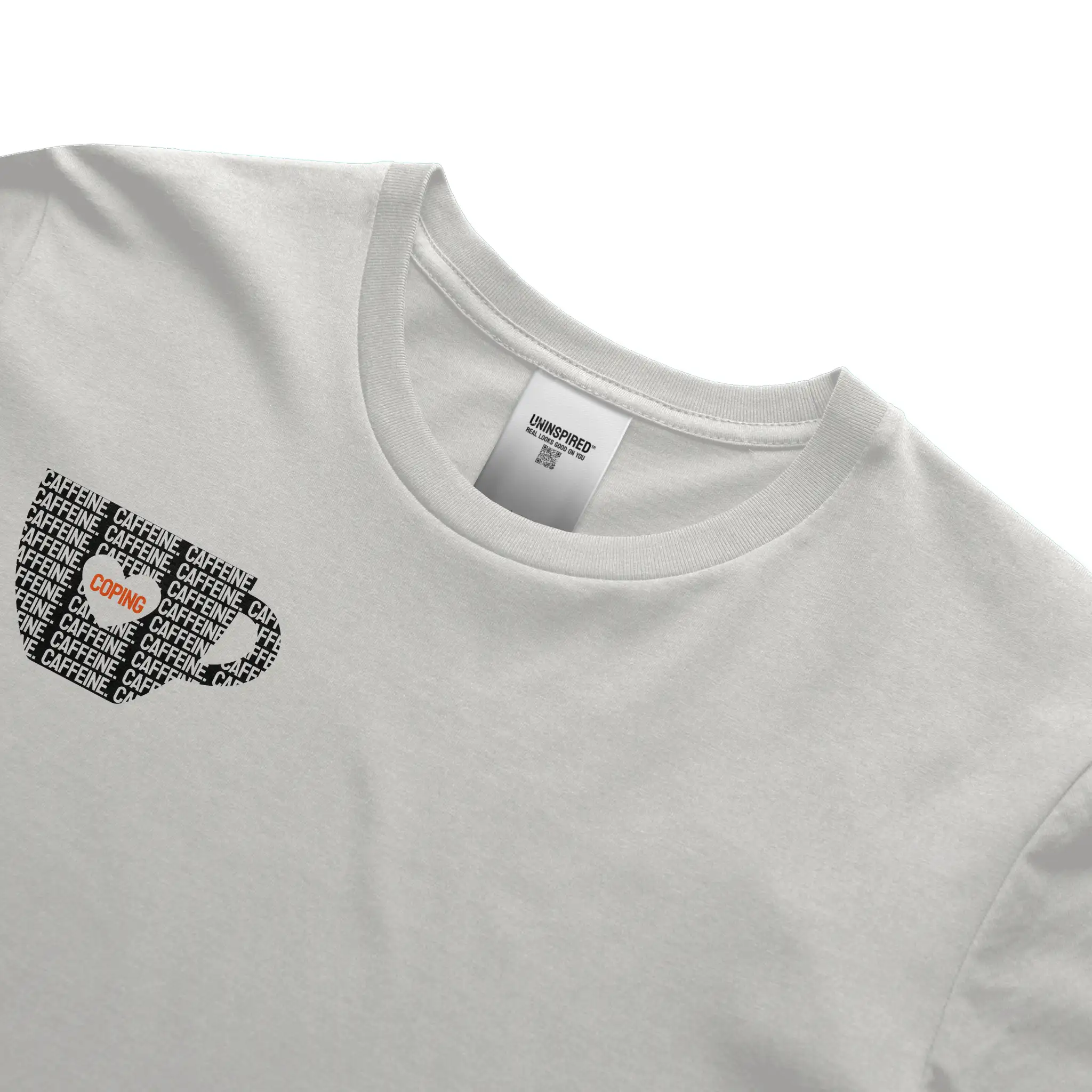 CAFFEINE & COPING // Standard Tee // WC-T-Shirts-Uninspired