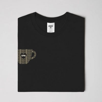 CAFFEINE & COPING // Standard Tee // BK1 // NEEDS ATTENTION (Duplicate) - Image 5