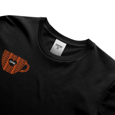CAFFEINE & COPING // Standard Tee // BO - Image 4