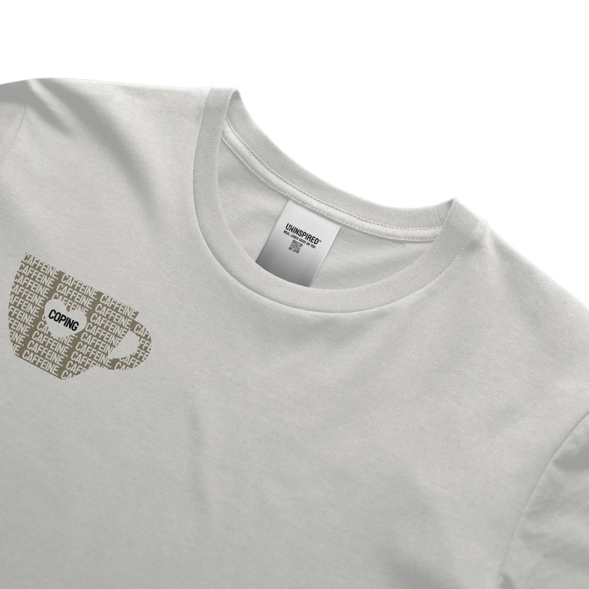 CAFFEINE & COPING // Standard Tee // WK-T-Shirts-Uninspired