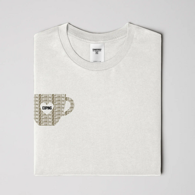 CAFFEINE & COPING // Standard Tee // WK - Image 5