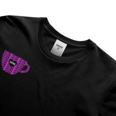 CAFFEINE & COPING // Standard Tee // BP - Image 4