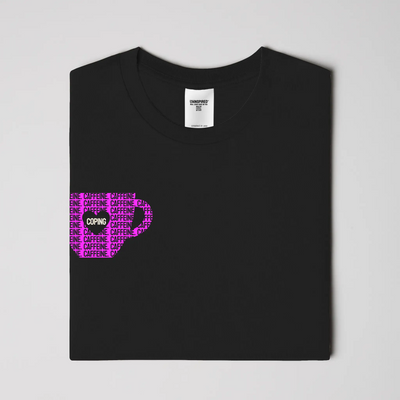 CAFFEINE & COPING // Standard Tee // BP - Image 5