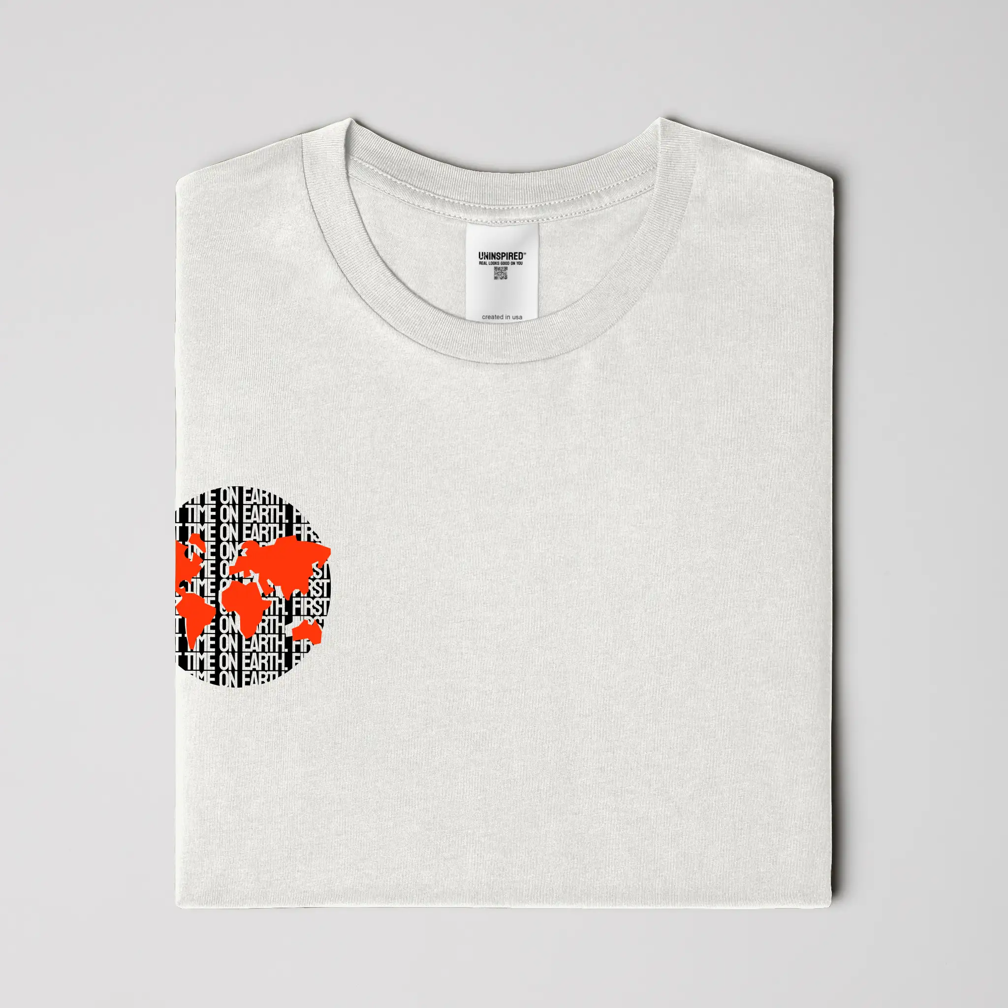 FIRST TIME ON EARTH // Standard Tee // WC-T-Shirts-Uninspired