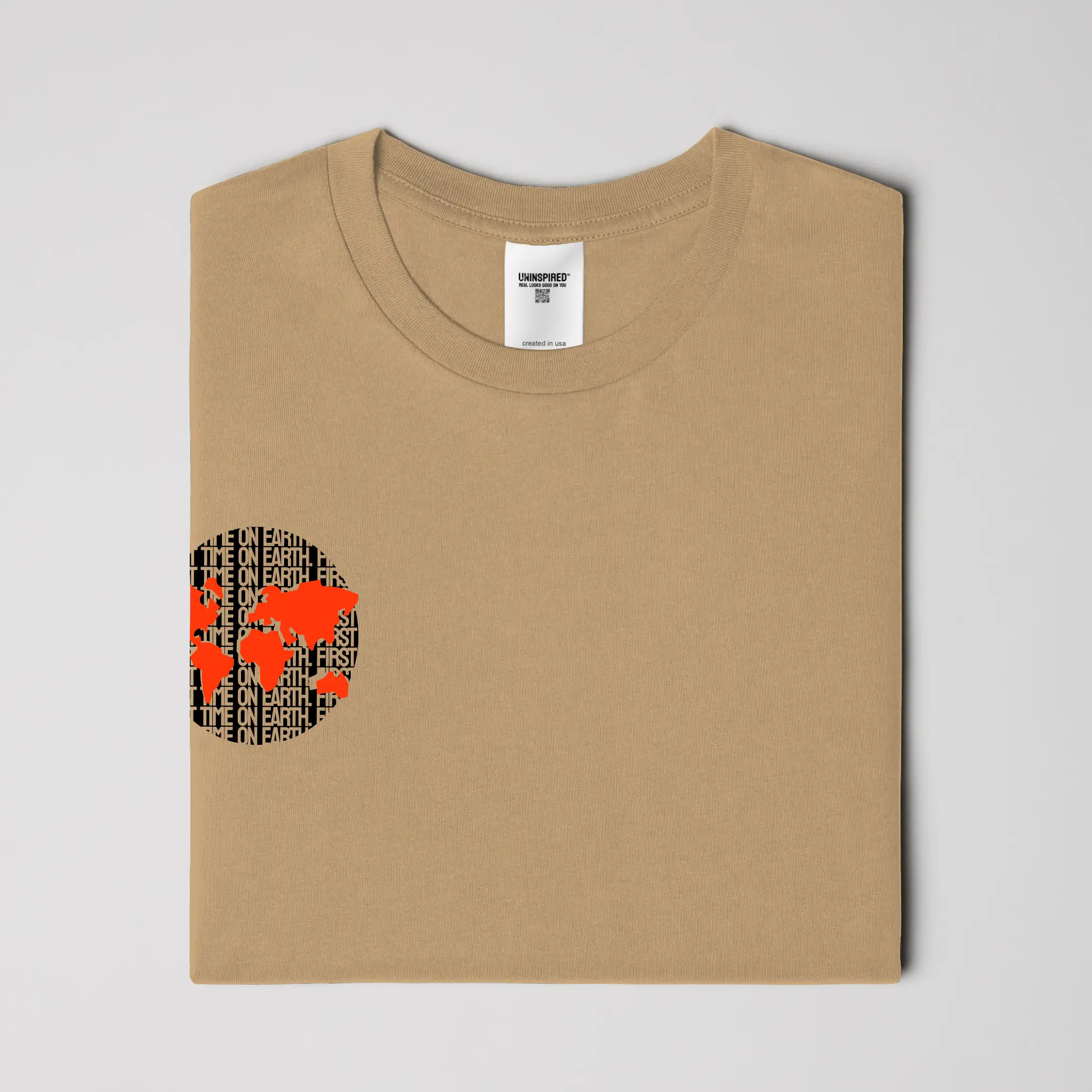 FIRST TIME ON EARTH // Standard Tee // KC-T-Shirts-Uninspired