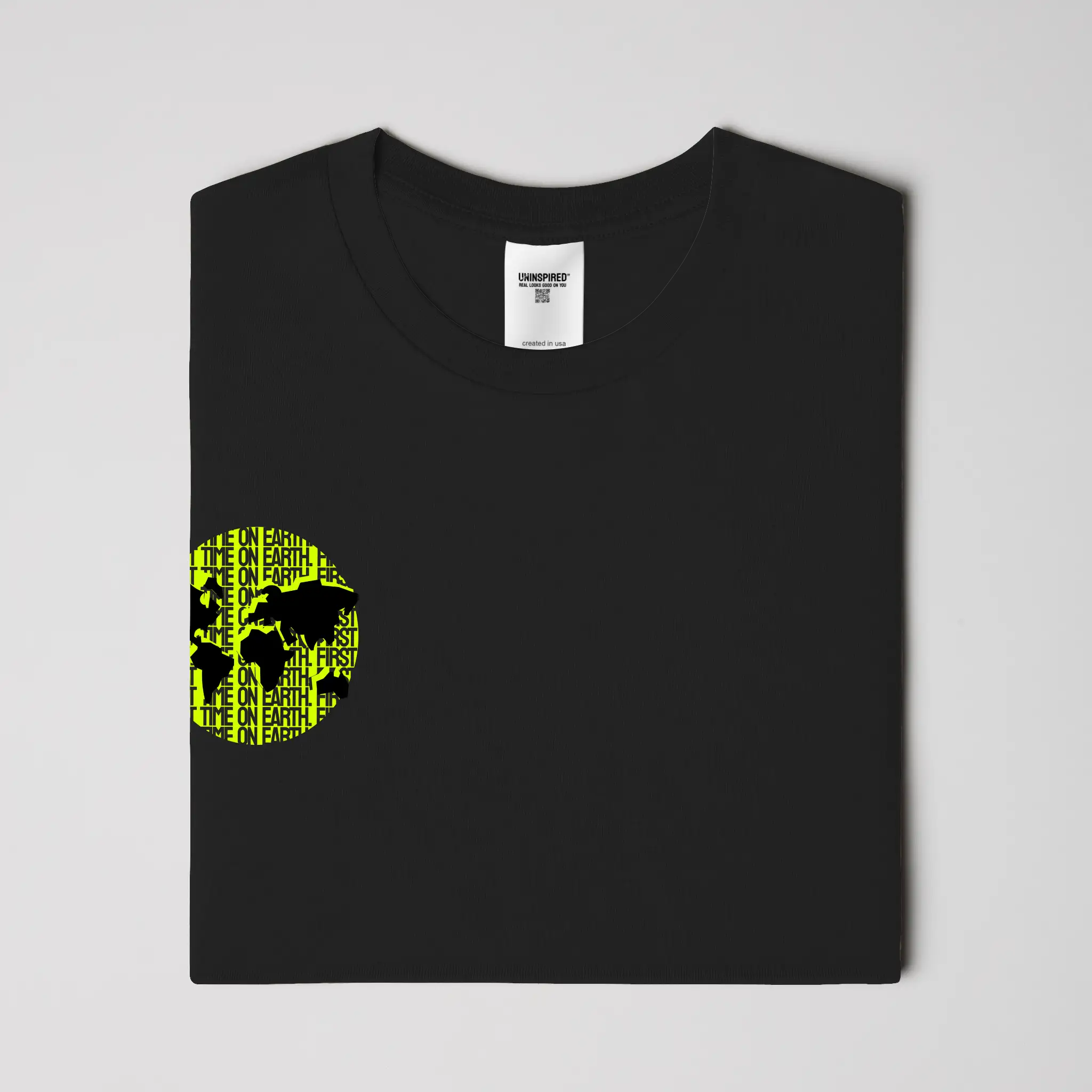 FIRST TIME ON EARTH // Standard Tee // BG-T-Shirts-Uninspired