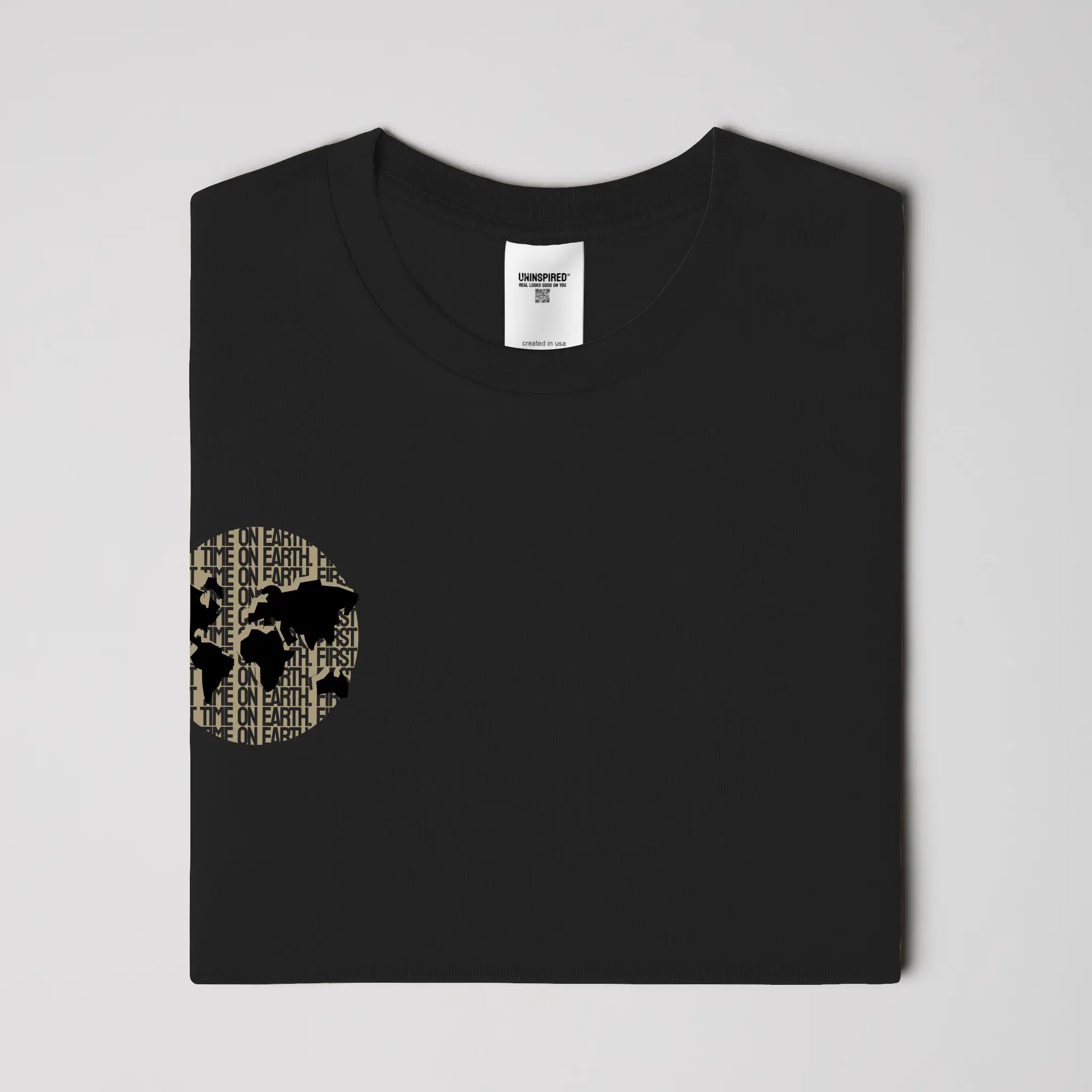 FIRST TIME ON EARTH // Standard Tee // BK-T-Shirts-Uninspired
