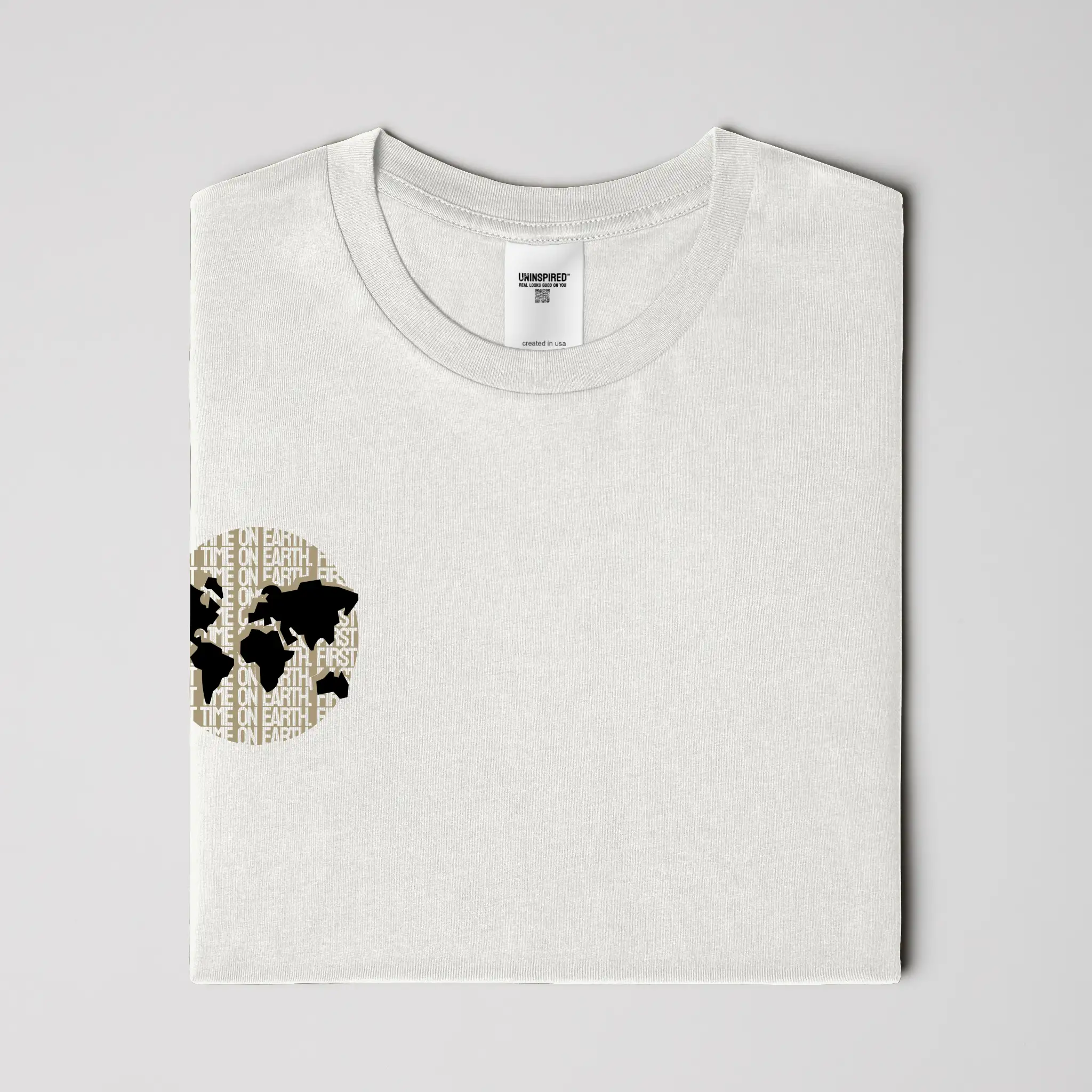 FIRST TIME ON EARTH // Crop Tee // WK1-Crop Tees-Uninspired