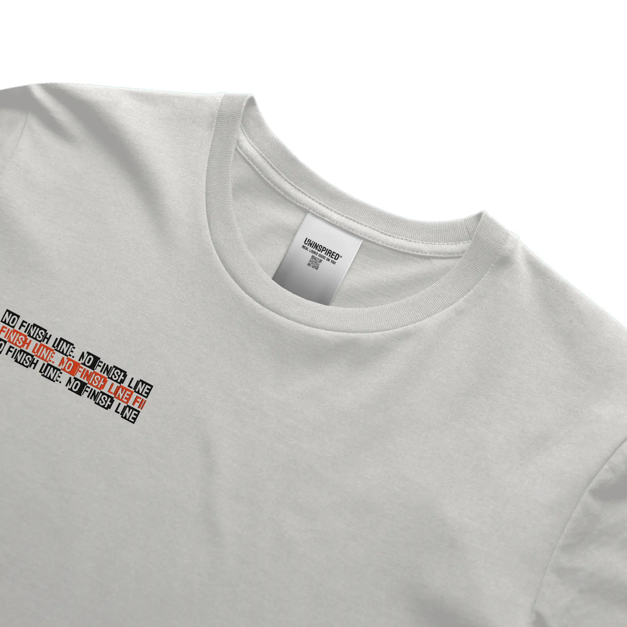 NO FINISH LINE // Standard Tee // WC-T-Shirts-Uninspired