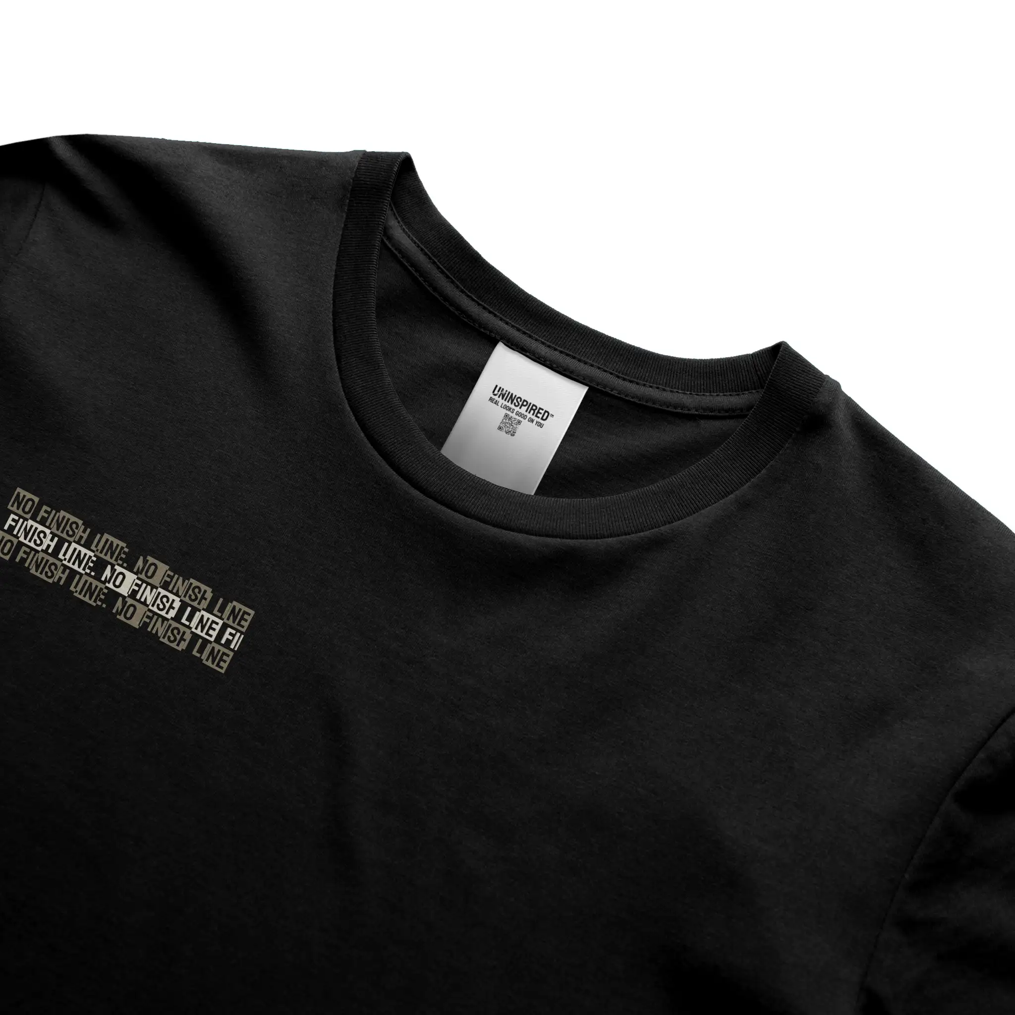 NO FINISH LINE // Standard Tee // BK-T-Shirts-Uninspired