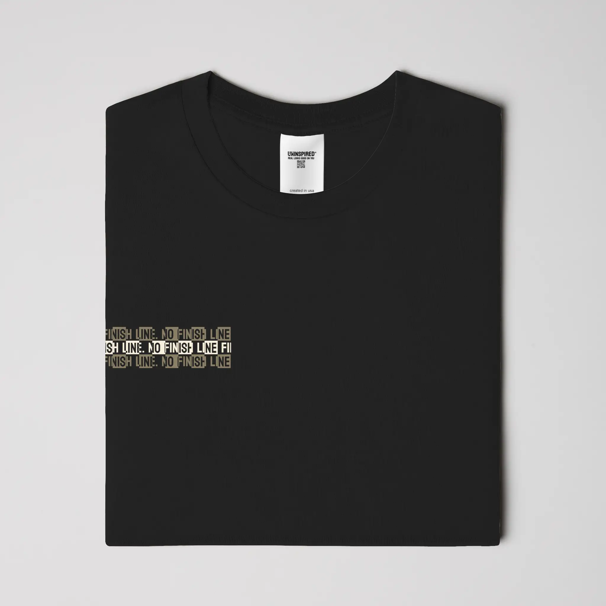 NO FINISH LINE // Standard Tee // BK-T-Shirts-Uninspired