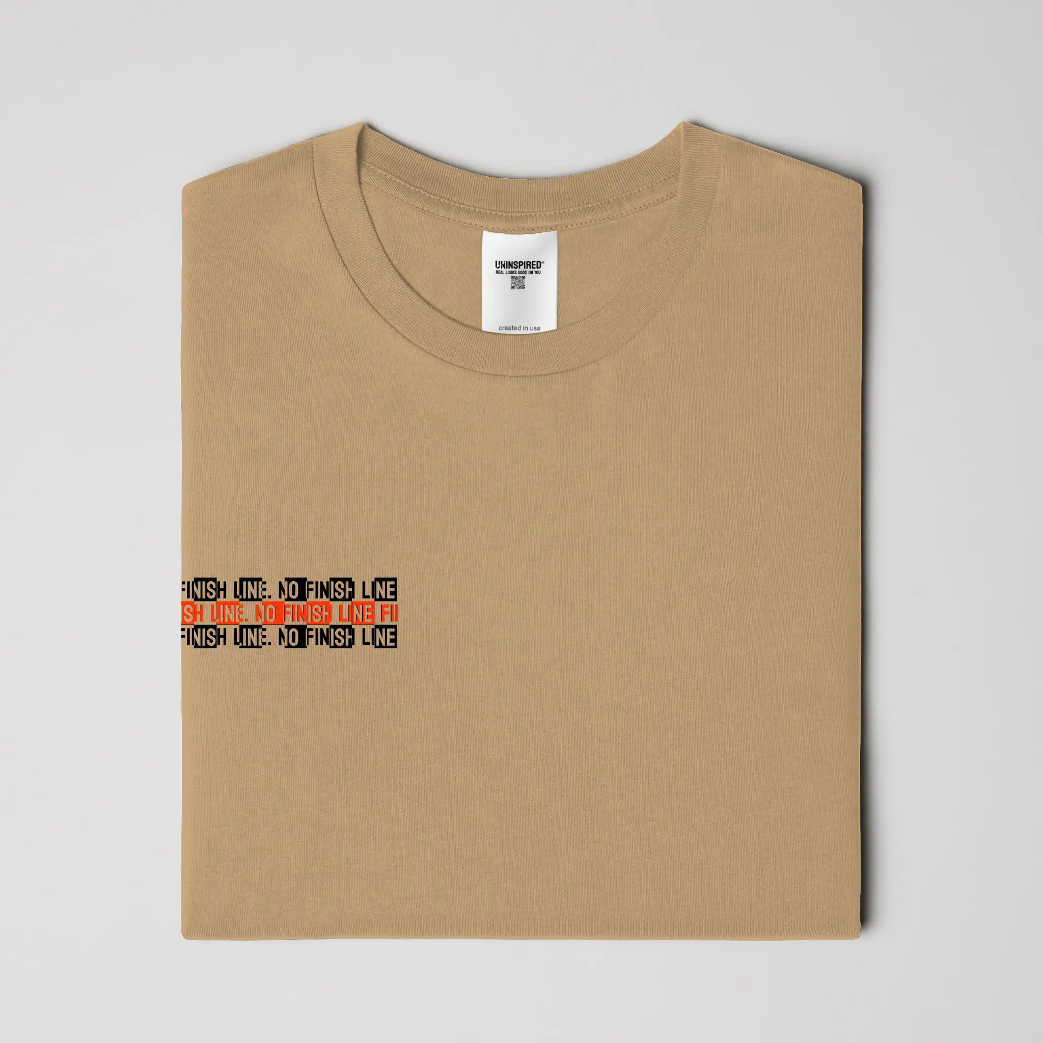 NO FINISH LINE // Standard Tee // KC-T-Shirts-Uninspired