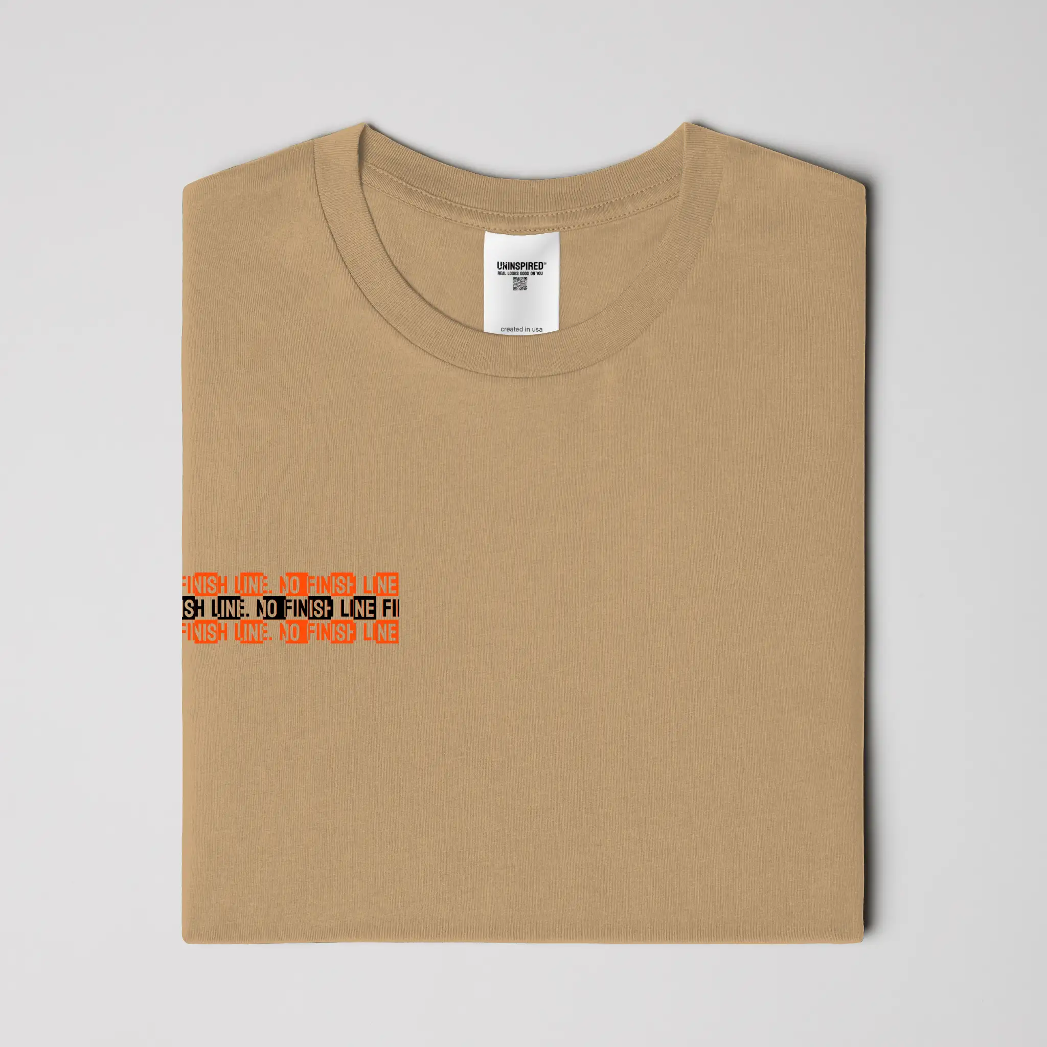 NO FINISH LINE // Standard Tee // KO-T-Shirts-Uninspired