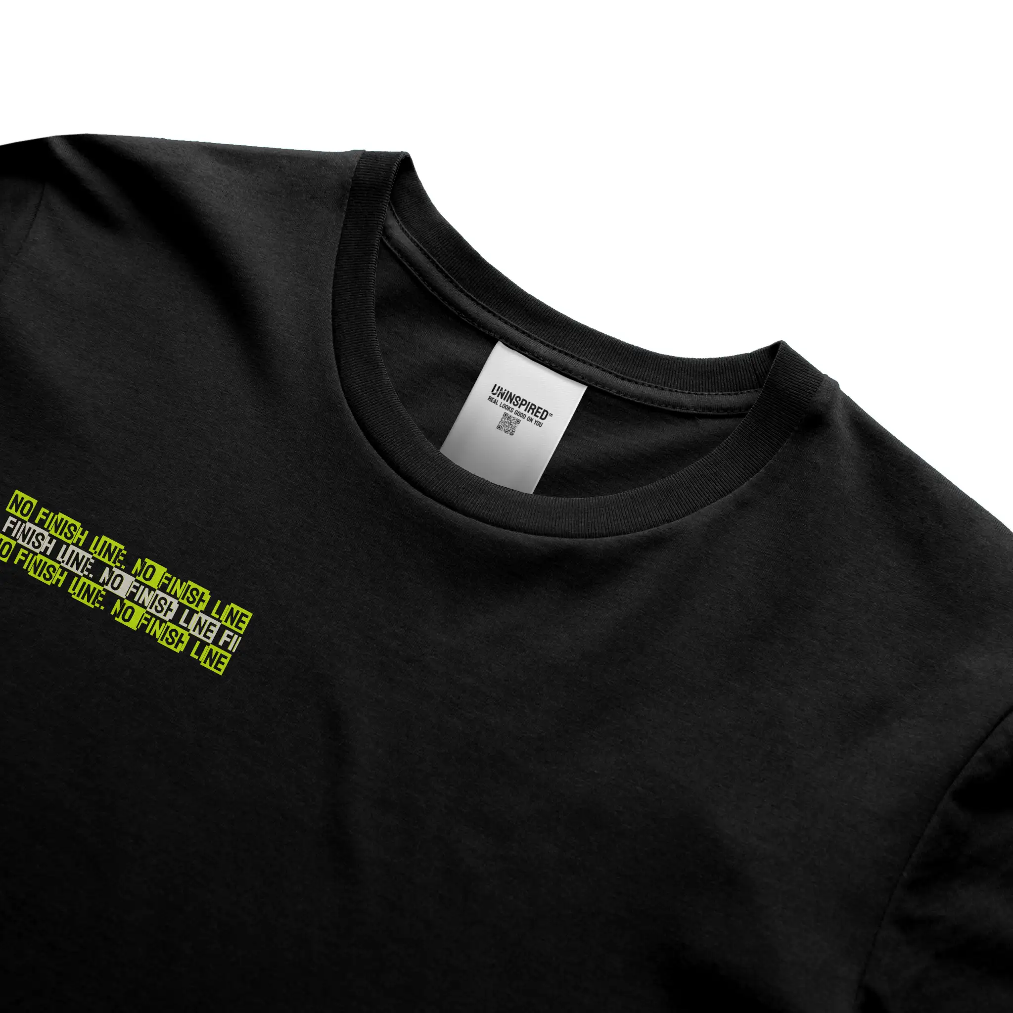 NO FINISH LINE // Standard Tee // BG-T-Shirts-Uninspired