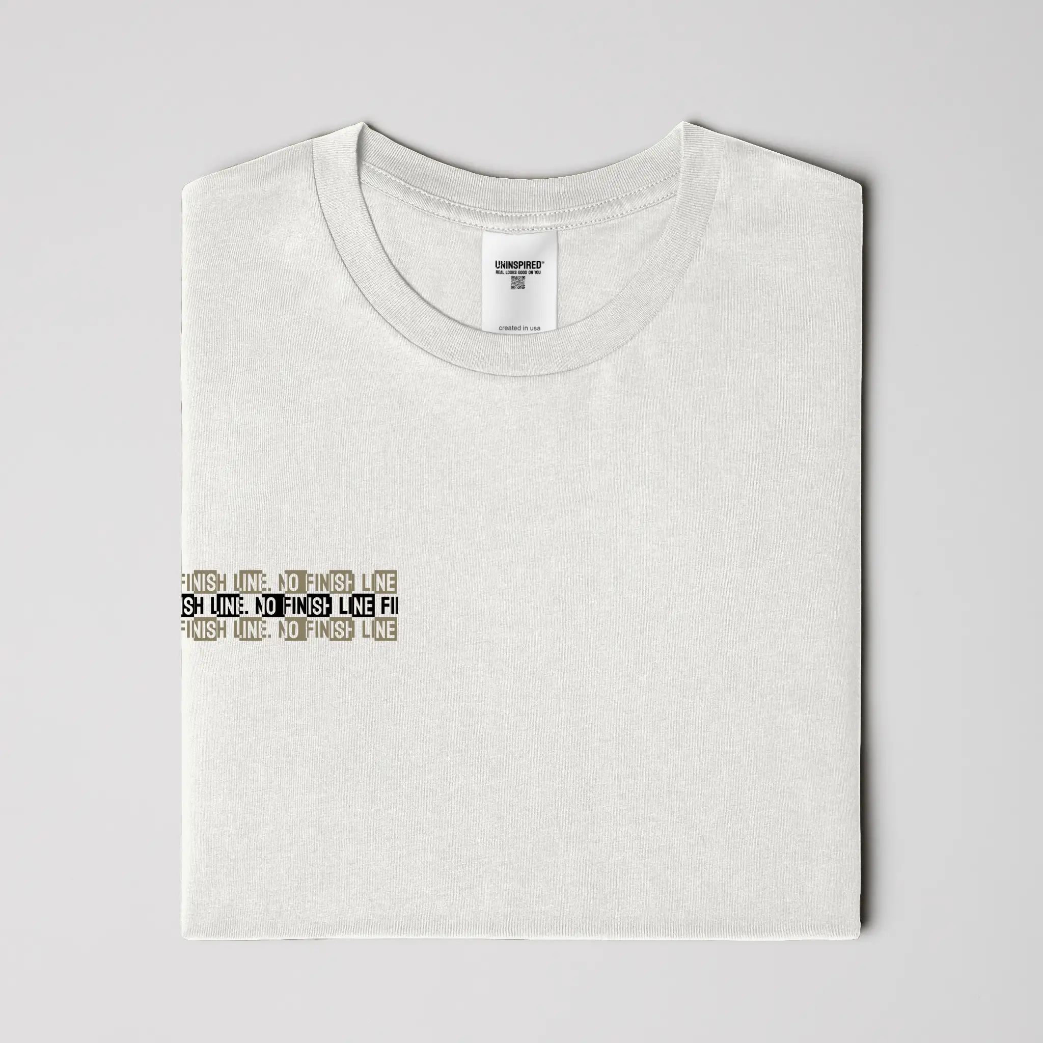 NO FINISH LINE // Standard Tee // WK-T-Shirts-Uninspired