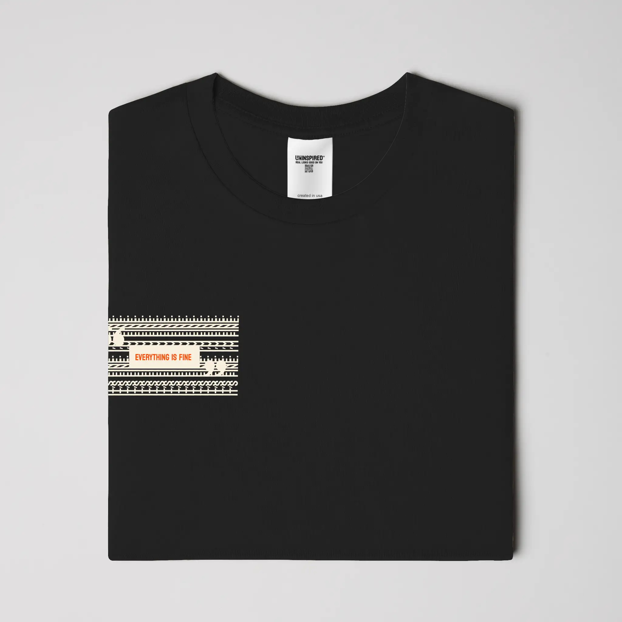 I'M FINE // Standard Tee // BC-T-Shirts-Uninspired