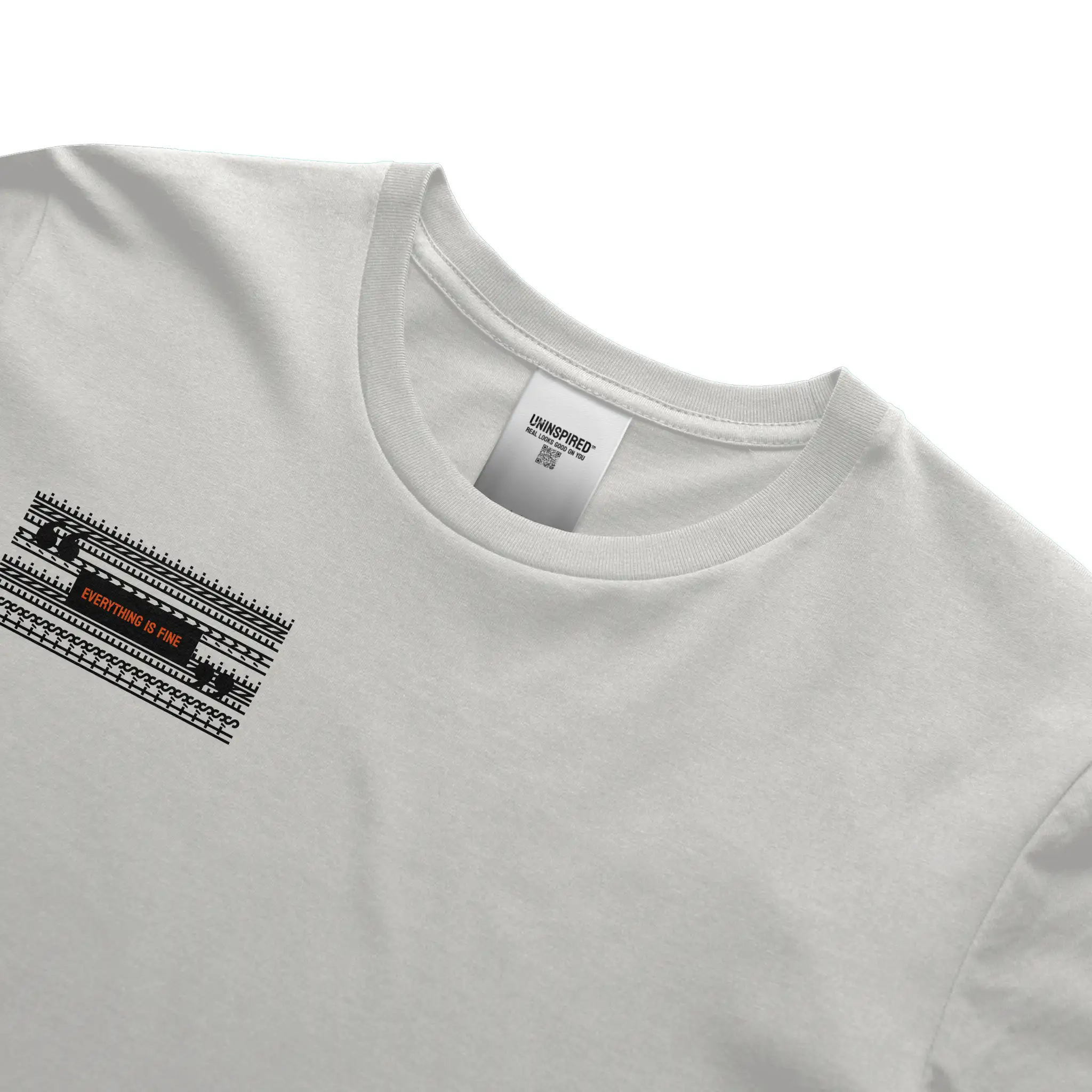 I'M FINE // Standard Tee // WC-T-Shirts-Uninspired