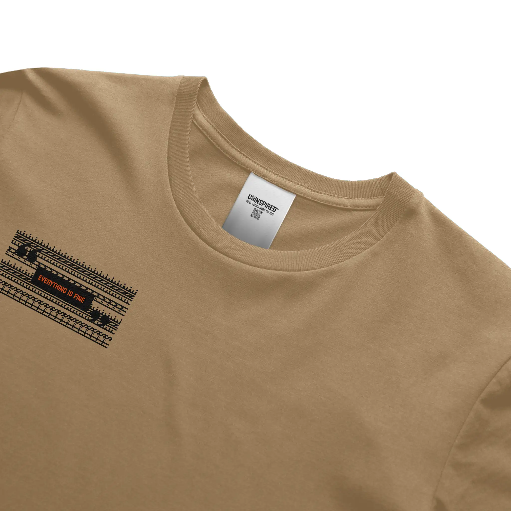 I'M FINE // Standard Tee // KC-T-Shirts-Uninspired