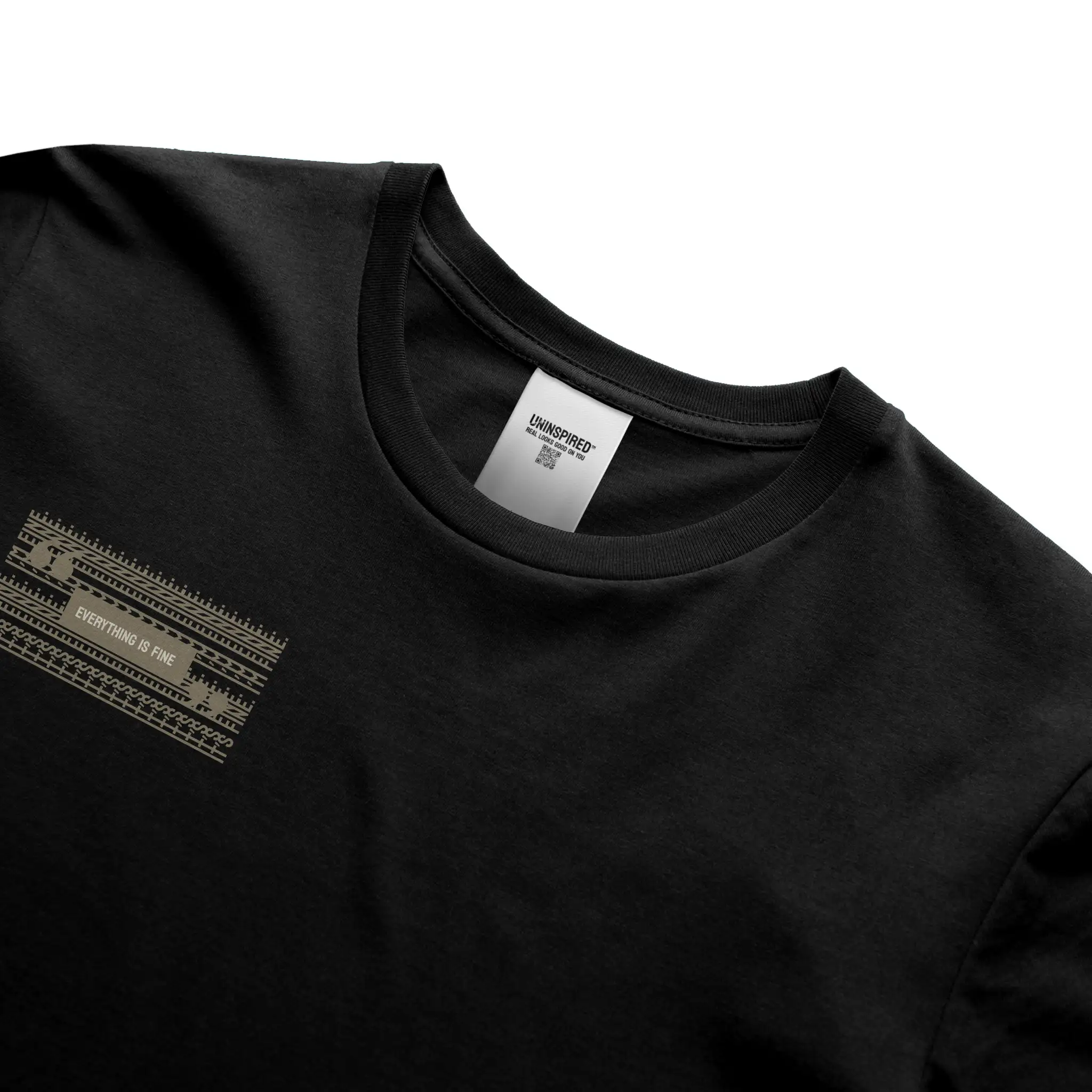 I'M FINE // Standard Tee // BK-T-Shirts-Uninspired