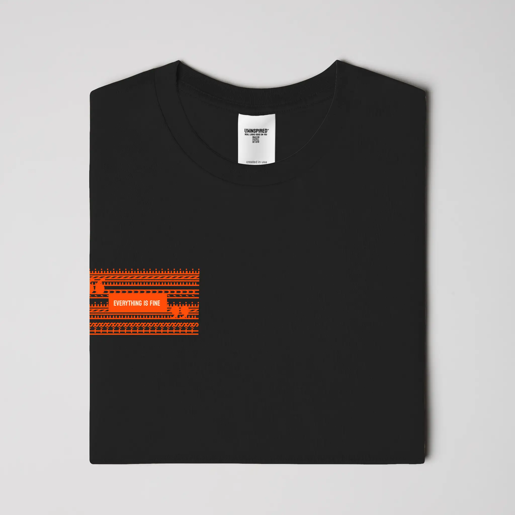 I'M FINE // Standard Tee // BO-T-Shirts-Uninspired