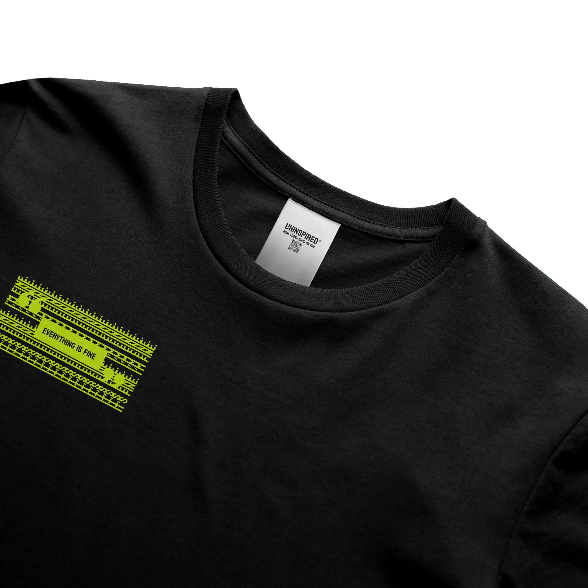 I'M FINE // Standard Tee // BG-T-Shirts-Uninspired