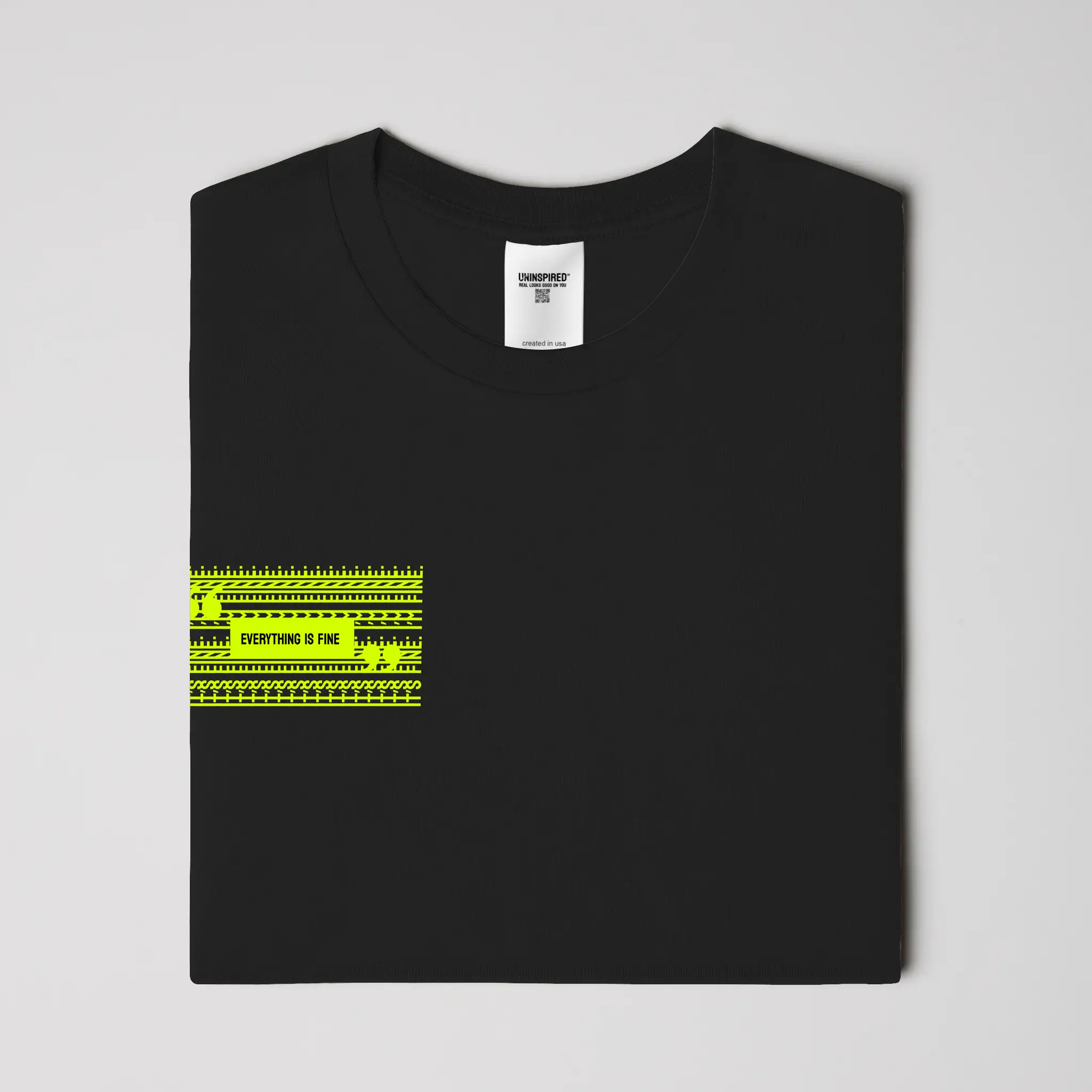 I'M FINE // Standard Tee // BG-T-Shirts-Uninspired