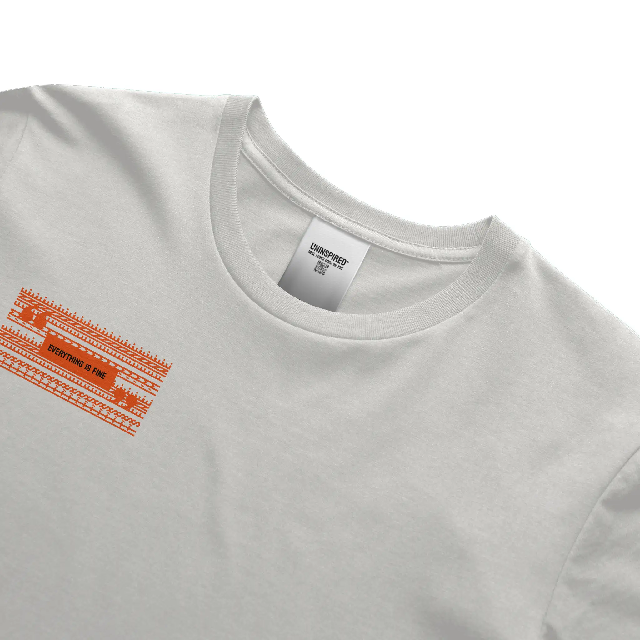 I'M FINE // Standard Tee // WO-T-Shirts-Uninspired