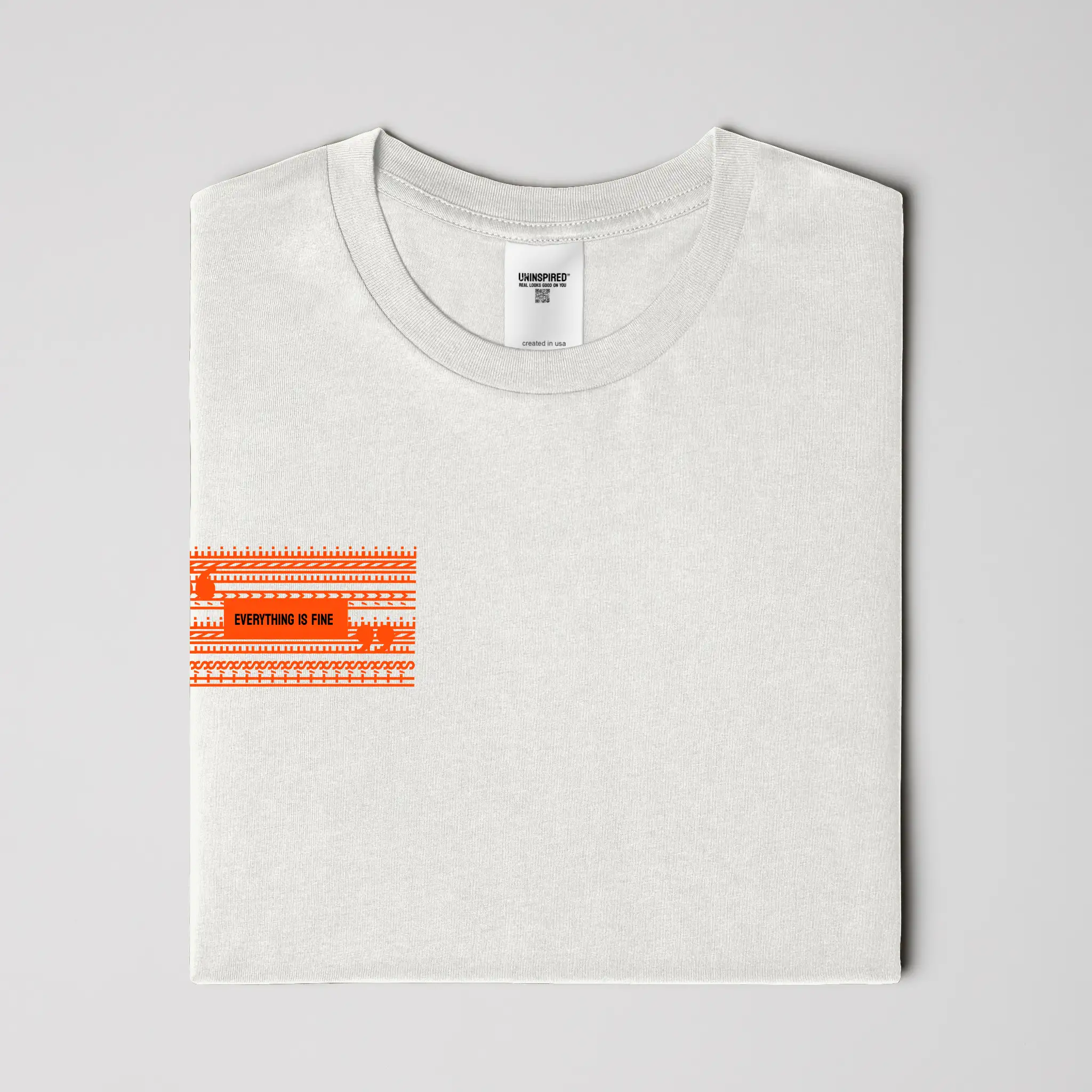 I'M FINE // Standard Tee // WO-T-Shirts-Uninspired
