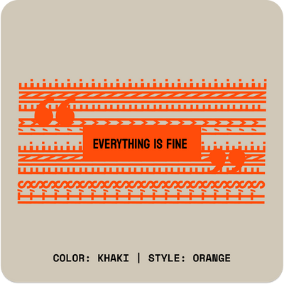 I'M FINE // Standard Tee // KO - Image 7