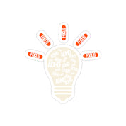 ADHD Transparent Die-Cut Vinyl Sticker