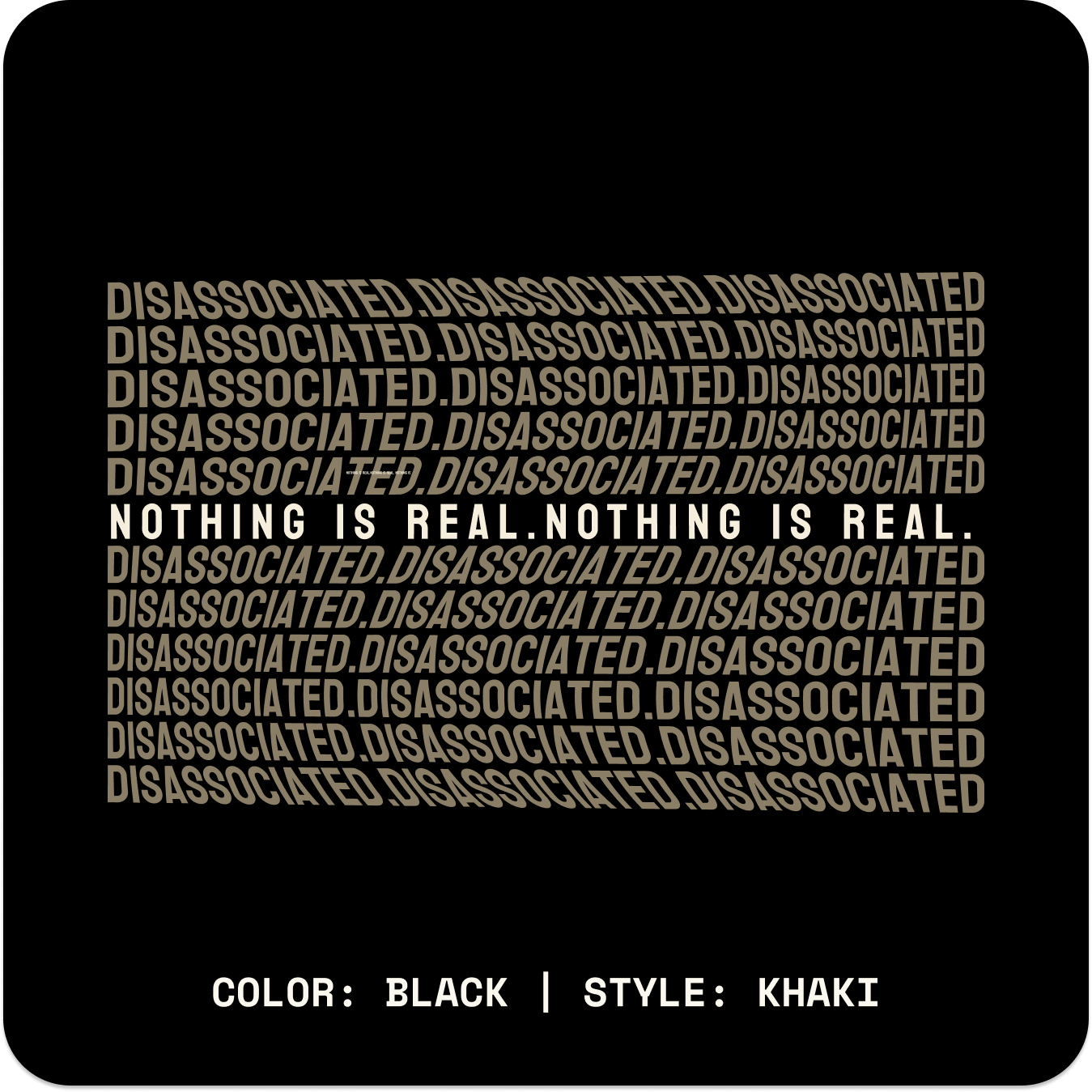 DISASSOCIATED // Standard LS // BK-Long Sleeves-Uninspired