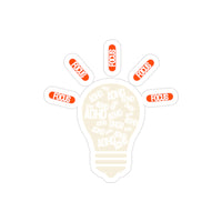 ADHD Transparent Die-Cut Vinyl Sticker