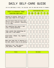 Self-Care Planner (Digital Download)