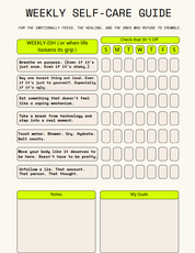 Self-Care Planner (Digital Download)