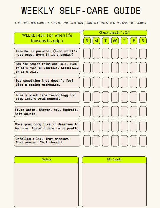 Self-Care Planner (Digital Download)