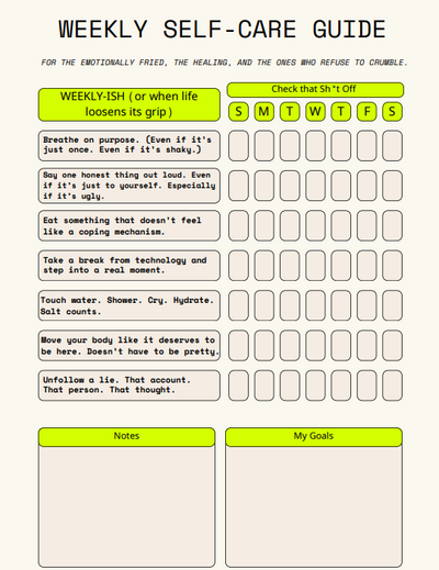 Self-Care Planner (Digital Download) - Image 1